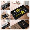 Non-Slip Doormat Waterproof Entrance Rug Flight Printing Print Mat for Front Door Home Decor Easy Clean Floor Carpet Beautiful