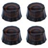 4 Pcs Electric Guitar Knobs Guitar Musical Instrument Parts Replacement Turning Guitar Knobs Lampshade Style Guitar Bell Knobs