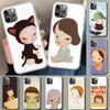 Y-Yoshitomo Nara Telefoonhoesje Cover voor iPhone 11 12 13 Mini 14 15 Plus 16 Pro Max 17 Air 7 8 + SE Kunst Gepersonaliseerde Fundas 11 12 13