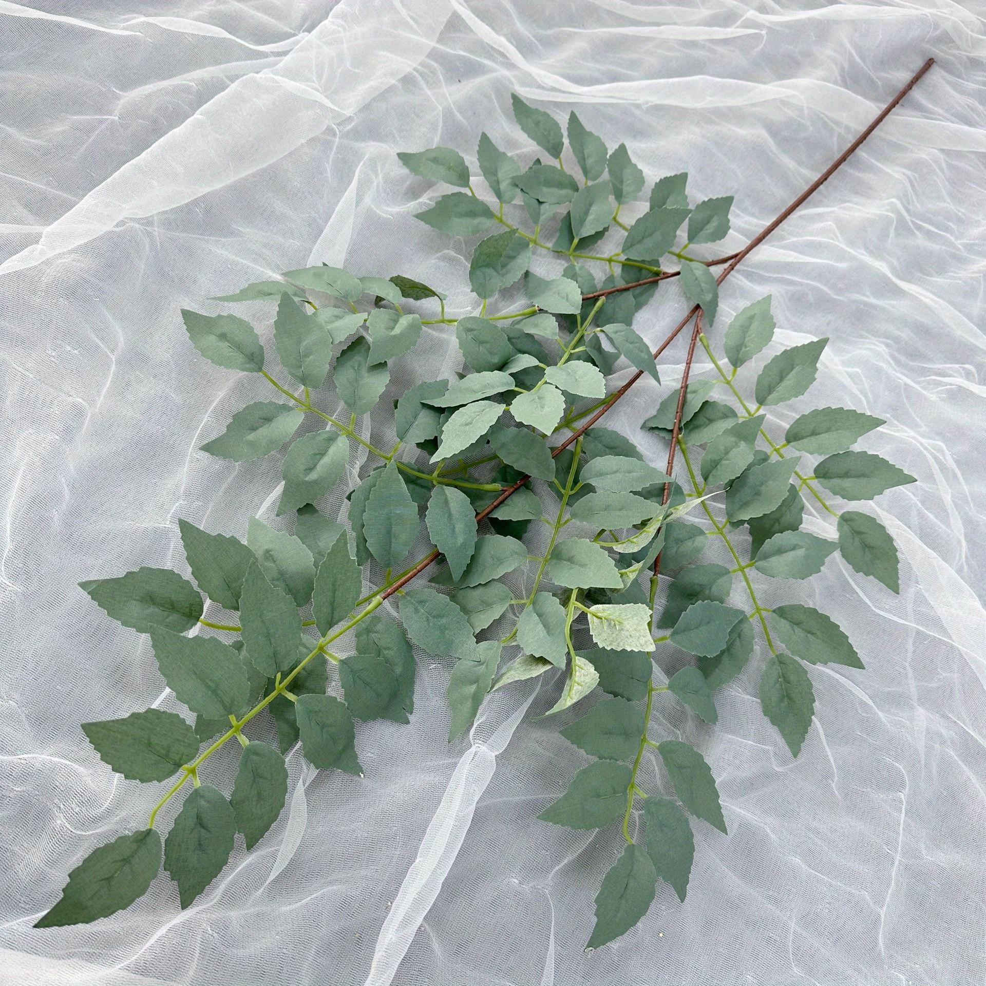 

1 шт. Имитация осенних 5-ветковых листьев баньяна, подходит для украшения уличного двора, сада, дома, обеденного стола, гостиной