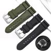 Soft Silicone Rubber Watch Band For Panerai SUBMERSIBLE PAM 441 359 Series 22mm 24mm Men's Watch Strap Orange Watch Accessories