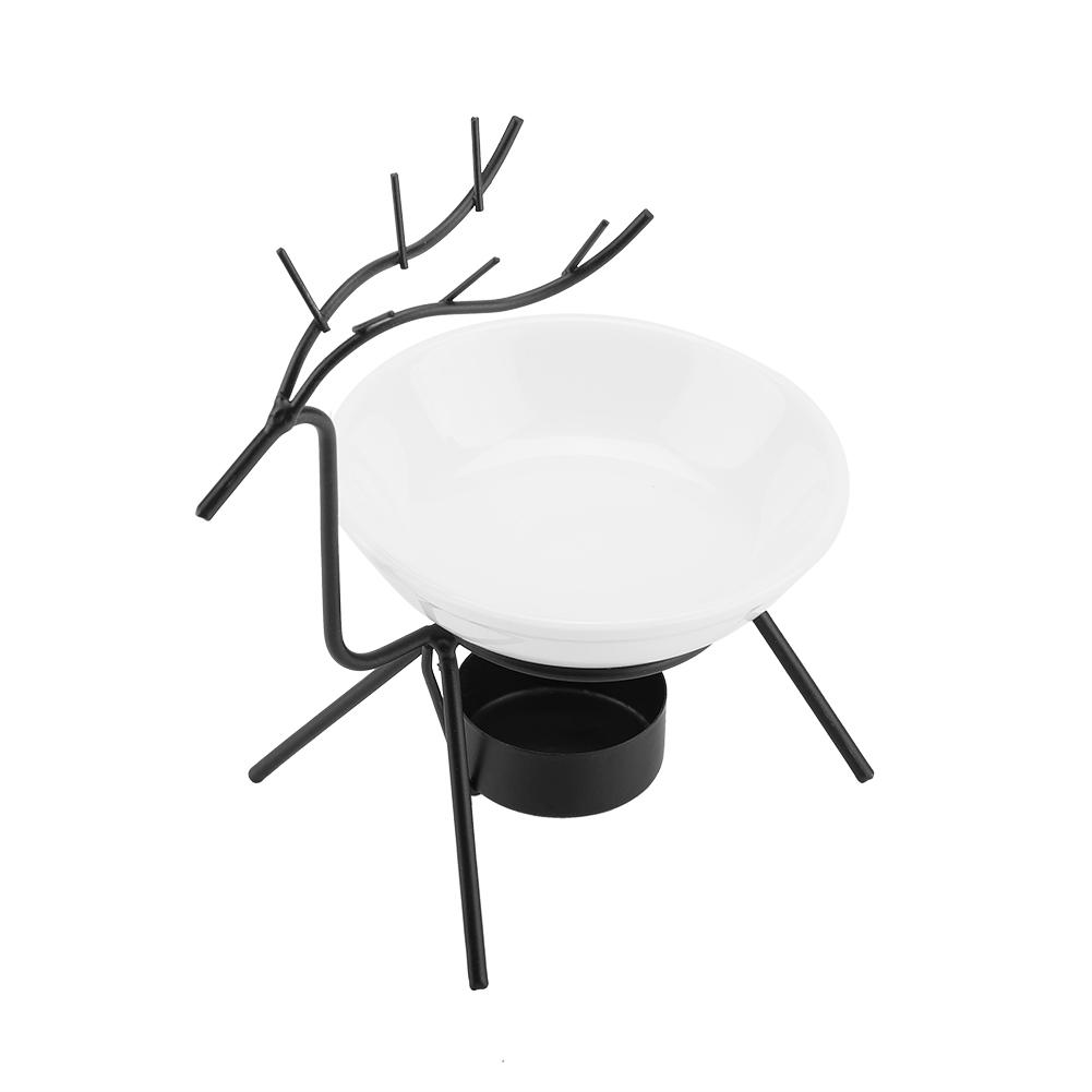 Suport lumânare arzător aromaterapie ulei esențial fier formă cerb decor casă