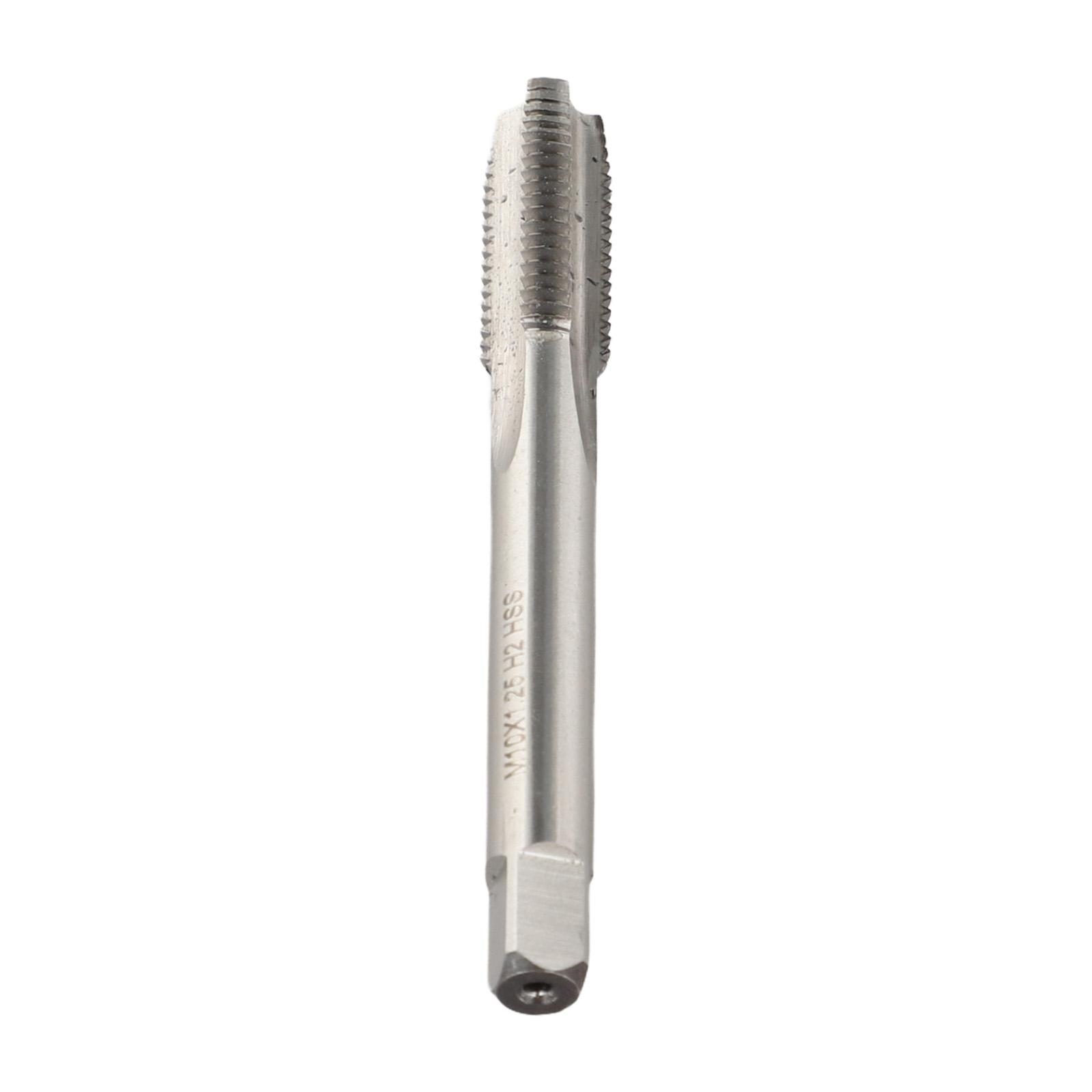 

Left Metric Thread Tap M10 x 1.25mm Pitch High Speed Steel Thread Cutting Tool for Mechanical and Repair Applications China Mainland