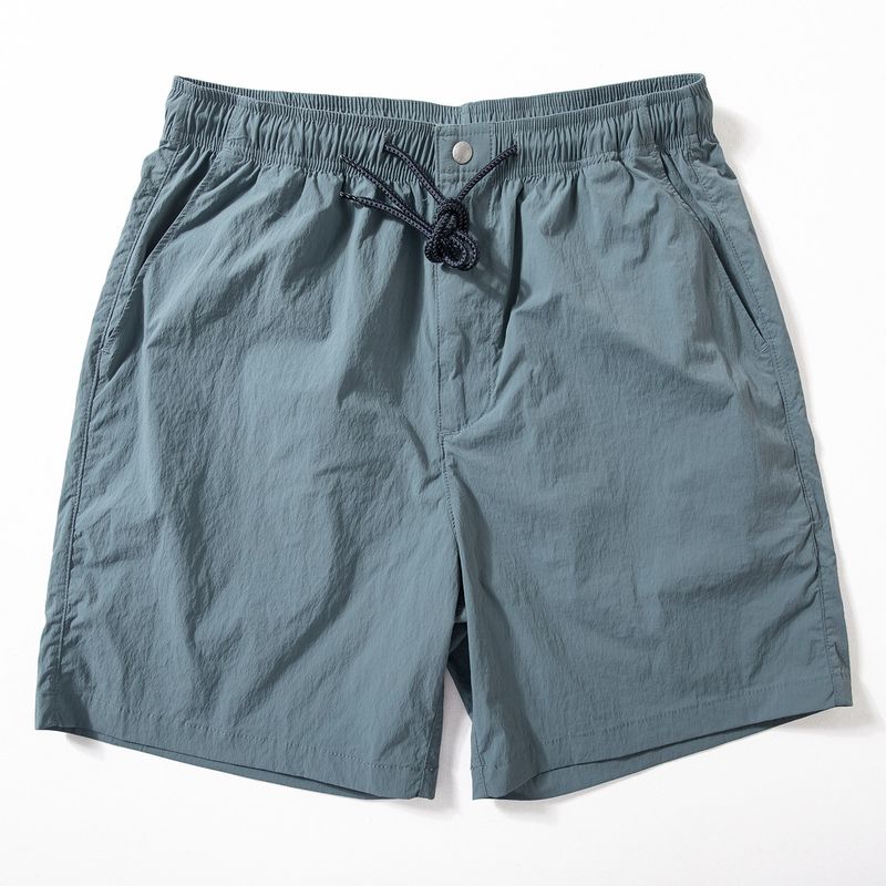 Summer Quick-Dry Shorts for Men, Lightweight, Simple, Versatile Beach Shorts, Outdoor Functional Style, Loose Straight-Leg Five-Point Pants