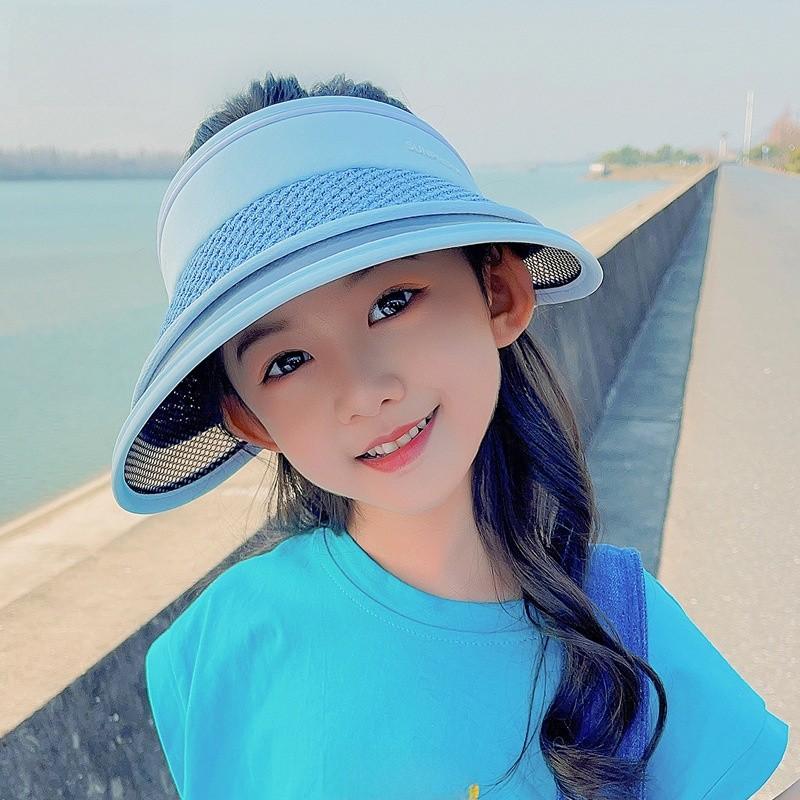 Childrens Summer Sun Hat With Wide Brim Breathable Uv Protection For Outdoor Play And Vacation