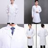 Unisex Doctor Nurse Workwear Long Sleeve Short Sleeve Lab Coat White Winter Summer