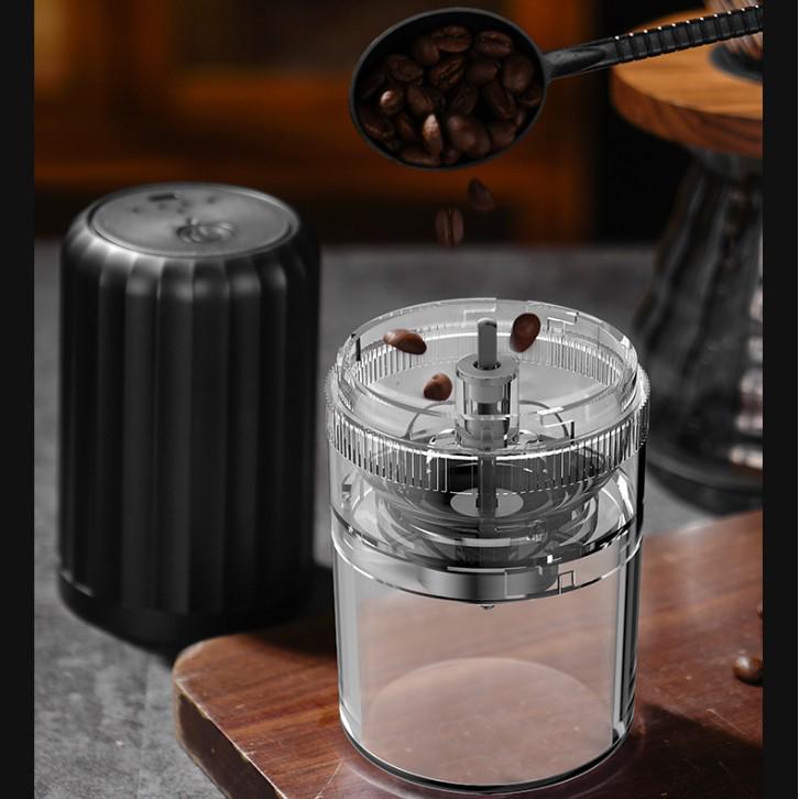 Wireless Portable Electric Coffee Grinder with USB Charging and Adjustable Coarseness