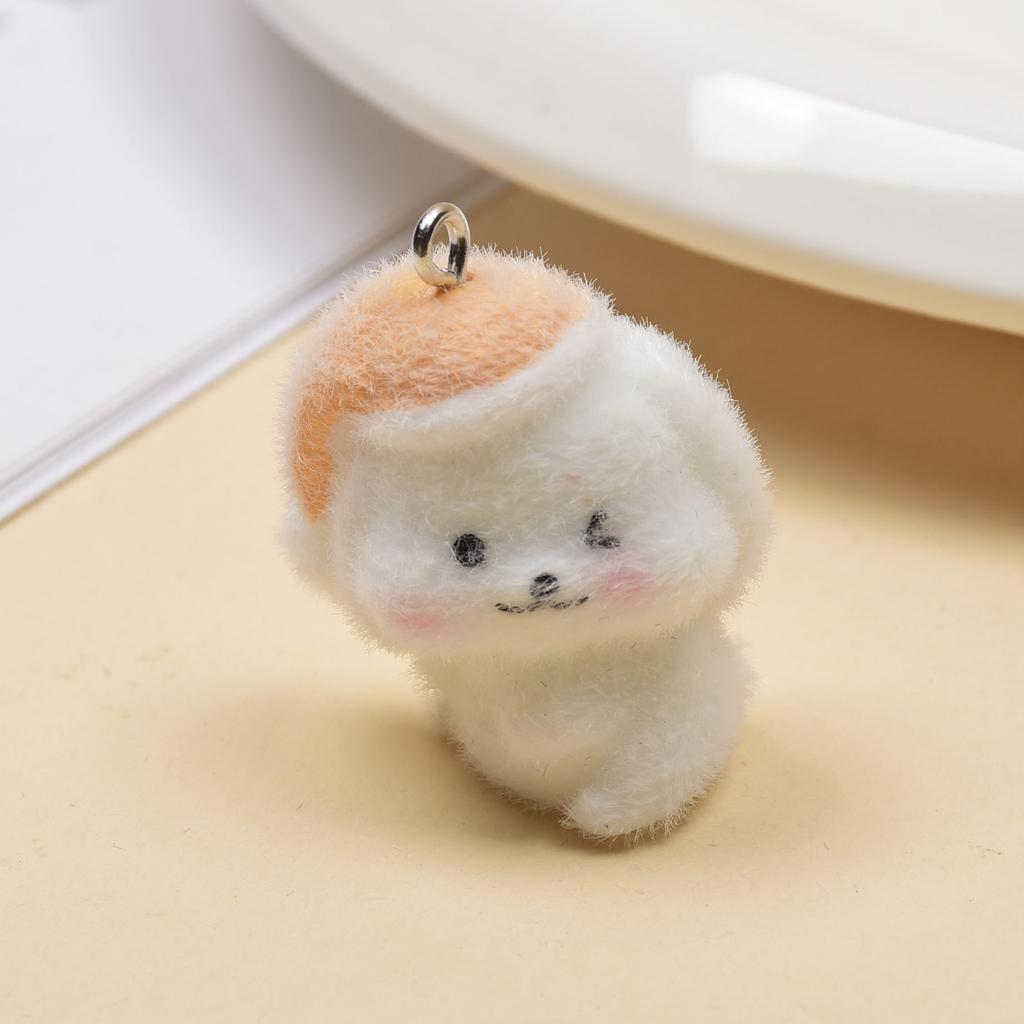 Reçine Kadife Sevimli Üç Boyutlu Anahtarlık Kolye Araba Anahtarlığı Kolye Çanta Kolye