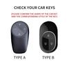 Car Key Cover For Weilai NIO ES6 ES8 EC6 ET7 Auto Car Key Bag Case Cover Shell Fob Protector Holder Keychain Accessories