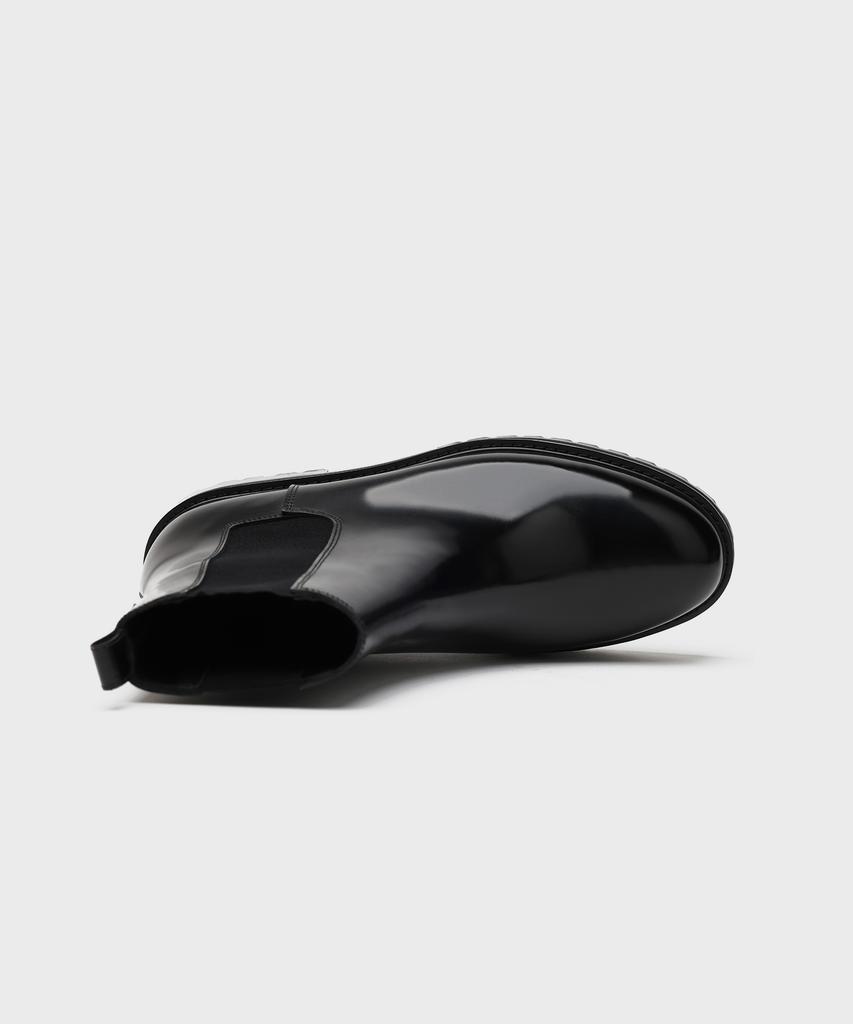 Firenze Atelier [Vibram] Round Toe Basic Chelsea Boots 9703 [Box Black]