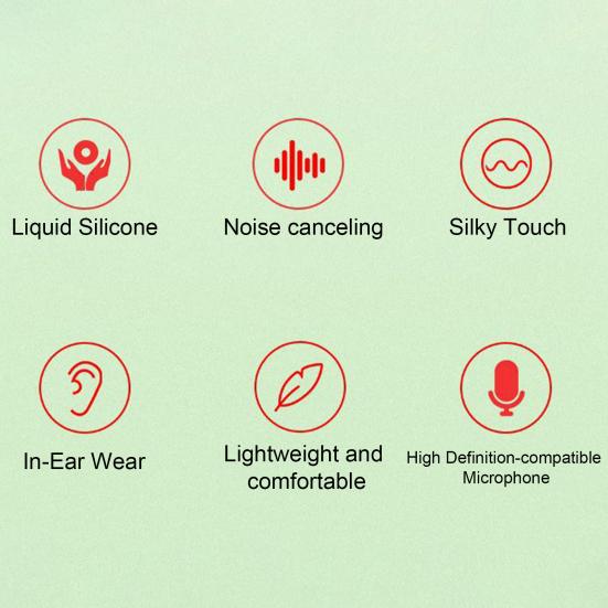 In-Ear-Kopfhörer mit Kabel, Geräuschunterdrückung, superkomfortabel, einstellbare Mikrofonlautstärke, 3,5 mm/Typ C, HiFi-Sound-Ohrhörer