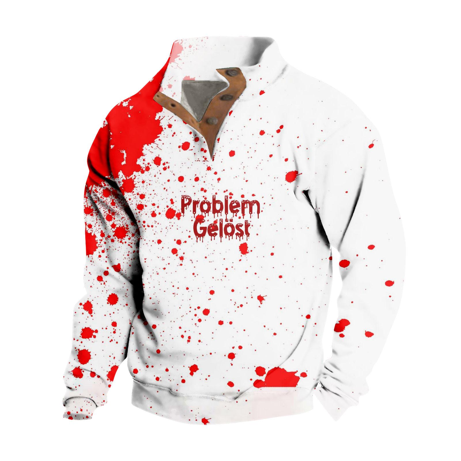 

Мужская толстовка с воротником-стойкой на открытом воздухе, повседневные свитера, топы XL арбуз красный