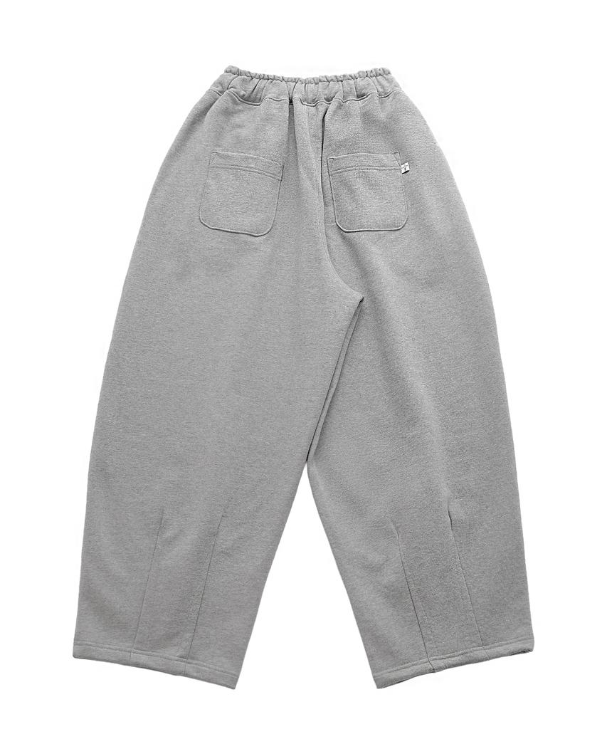 A NOTHING Heavy-Terry Balloon Sweat Pants (Gray)