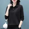 Women S Loose Fit Plus Size Polo T Shirt Casual Spring Autumn