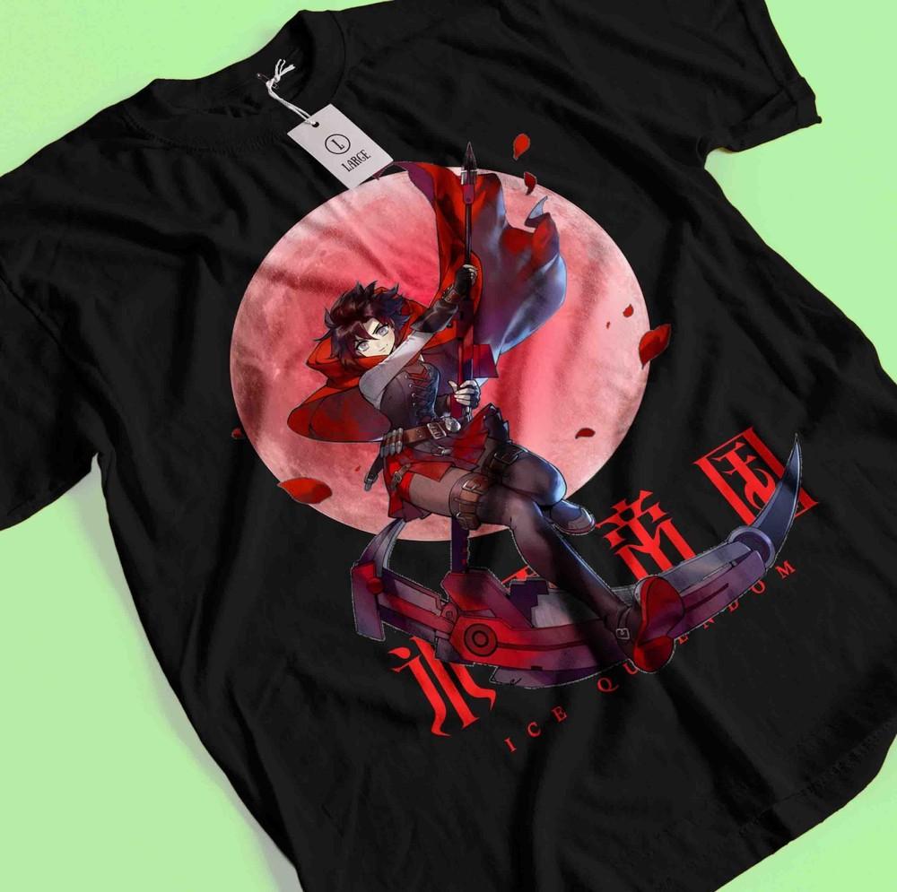 

RWBY Shirt Ruby Rose Tshirt Blake Belladona T-Shirt Yang Xiao Tee Weiss Schnee S