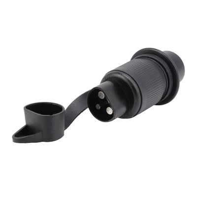 Trailer Socket Plug 3 PIN, Plastic, Loose
