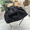 Textured Bowknot Fascinator Dark Hairpiece for Costume Parties Studded with Bowknot Headband for Wedding