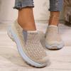 2025Women Walking Shoes Air Cushion Non Slip Orthopedic Shoes Ladies Platform Mules Breathable Wedge Female Sneakers