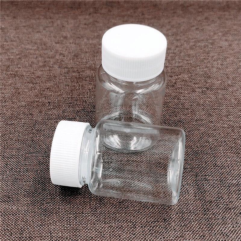 Clear Plastic Sub-Bottle: 50ml/60ml for Alcohol Samples or Candy Pet Water
