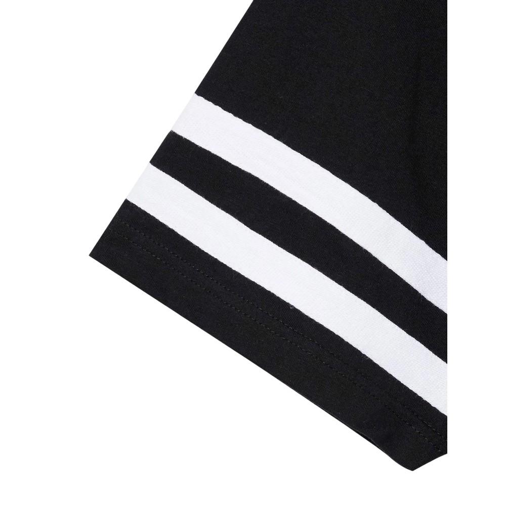 Build Your Brand Mens Stripe Jersey T-Shirt