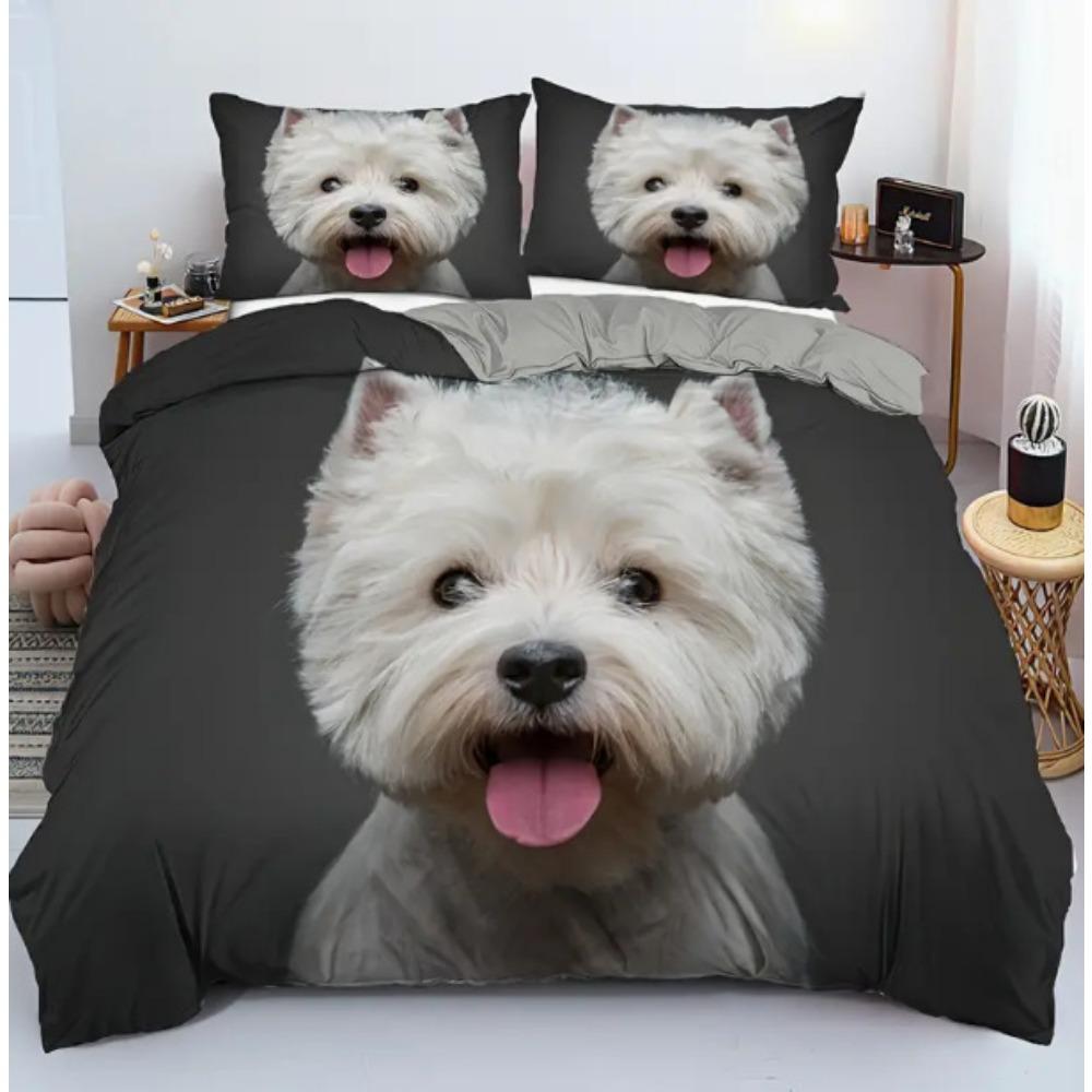 Fashion Technology Printing, 3D Digital Printing, Bedding, Duvet Covers, Pillowcases, Three-piece Sets