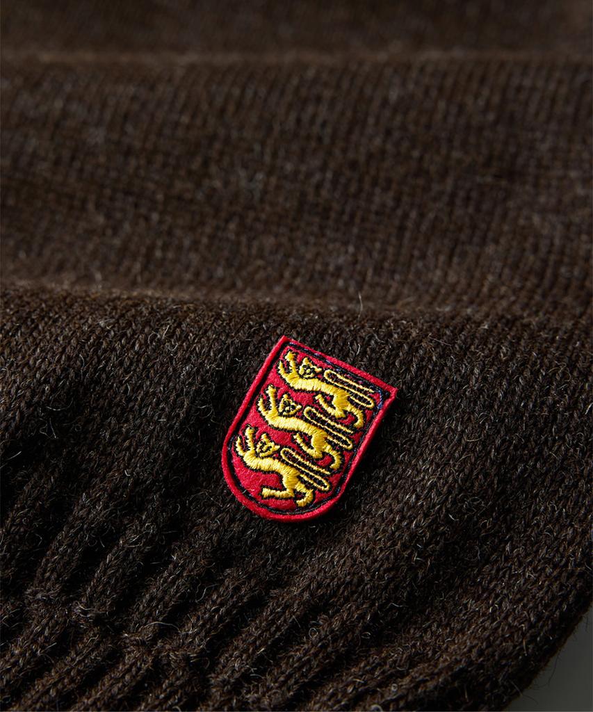 Geonjiulleunseu Crewneck Wholegarment Sweater - Dark Brown