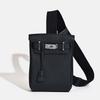 Nowa torba na pierś pierwsza warstwa skóra bydlęca wzór liczi unisex moda codzienna prosta torba na ramię listonoszka