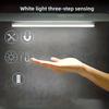LED Motion Ultra Thin Sensor Nachtlicht Stufenloses Dimmen Kabelloses USB Unter Fernbedienung Schrank Lichter