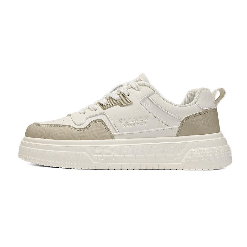 22 autumn new leather platform comfortable retro Hong Kong style board shoes jogging sports shoes 39