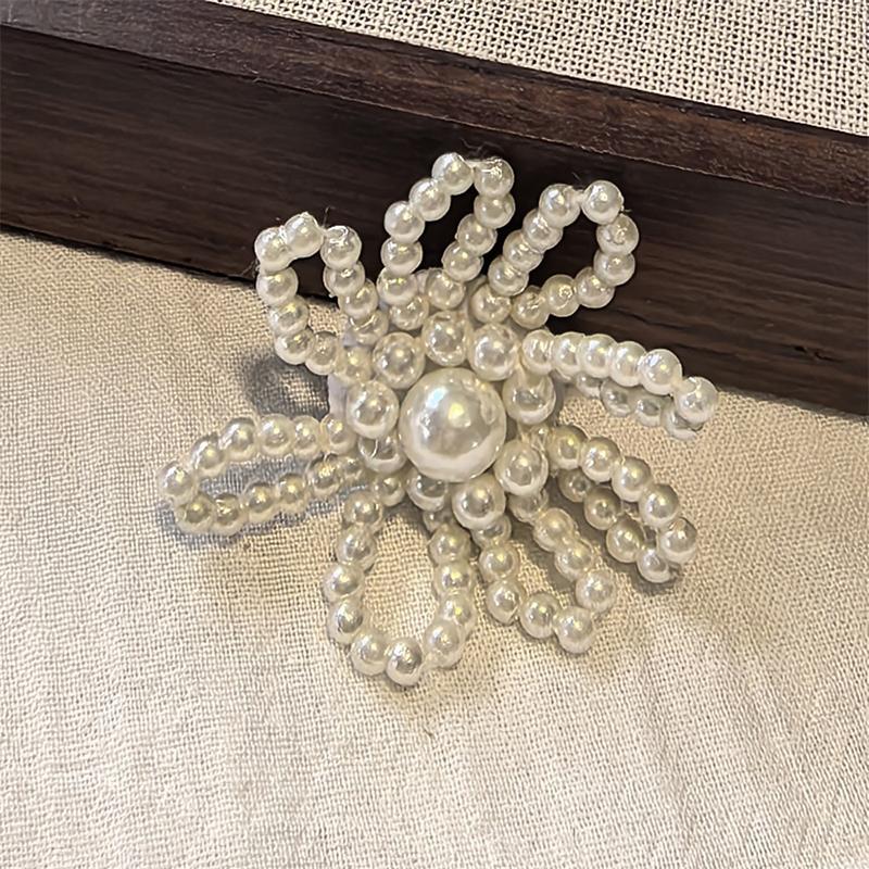 Dopamine  Beaded Jelly Shoes Sandals Accessory Diy Decorative Shoe Flower Slippers Shoe Buckle Accessories
