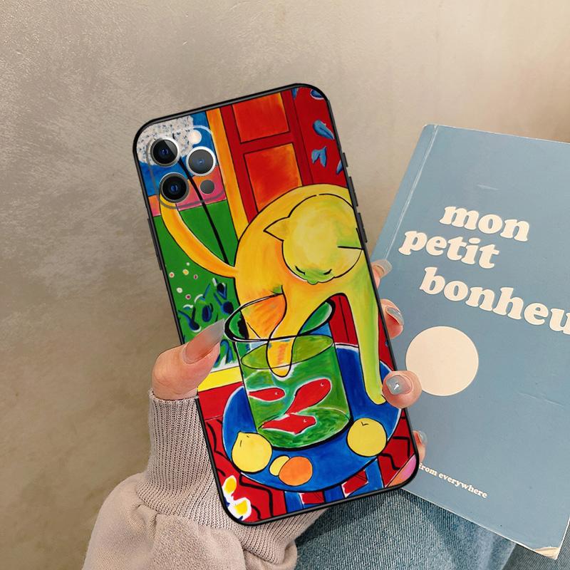 Henri Matisse Art Painting Case For iPhone 17 Air 16 15 14 13 11 12 Pro Max 13 mini XR 15 16 Plus 16e Back Cover Shell