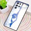 Figure Skating Ice Skating Phone Case for Samsung Galaxy note 10 pro S26 Ultra S23 S24 FE S25 S21 S22 PLUS shockproof Cove