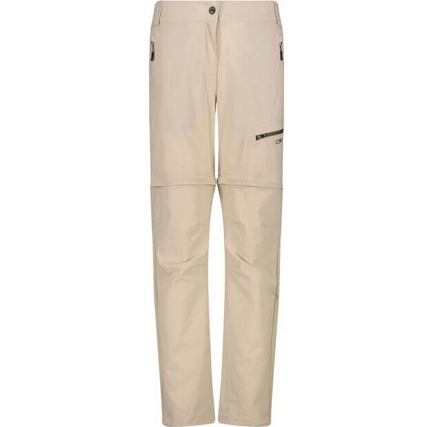 Брюки CMP Zip Off Hose с Dry Funktion (31T5116) белый/бежевый