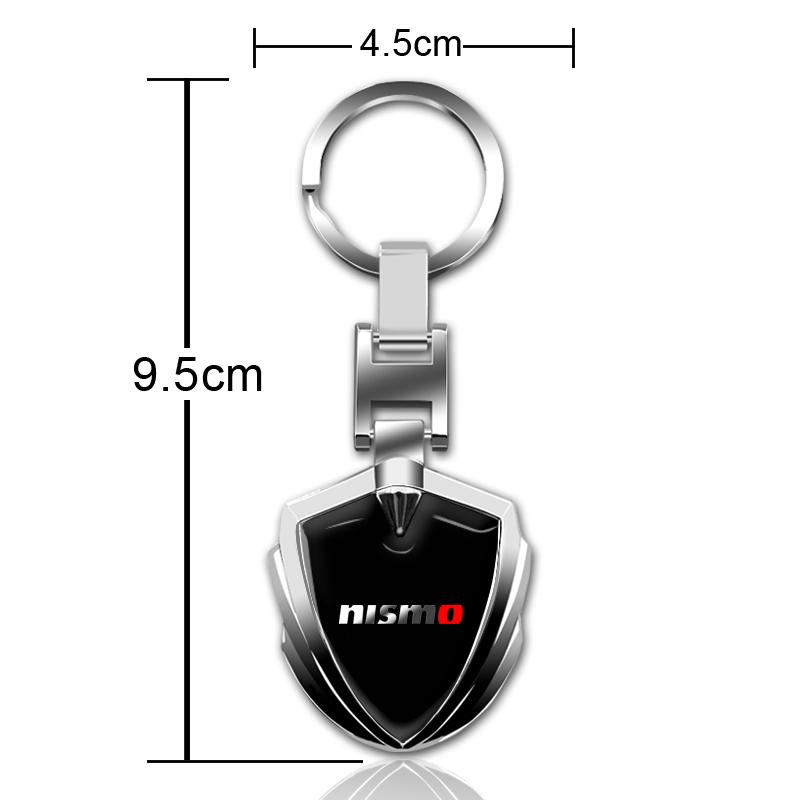 3D Metal Car Styling Keychain Key Chain Ring Key Holder For Nismo Nissan Tiida Teana Skyline Juke X-trail Almera Car Accessories