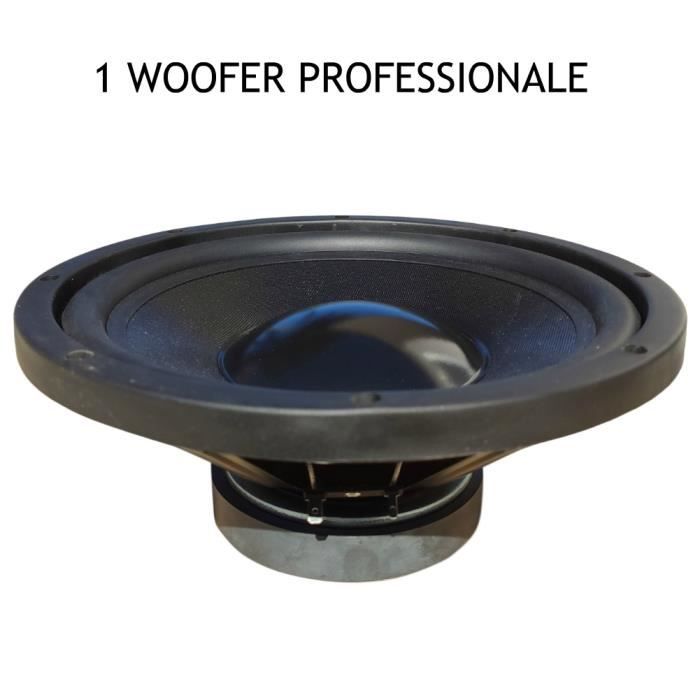 1 MASTER AUDIO MA25W/8 Woofer Professionnel 25 Cm 250 Mm 10" 250 Watt Rms 500 Watt Max 8 Ohm Suspension En Gomme 93 Db, 1 Pièce