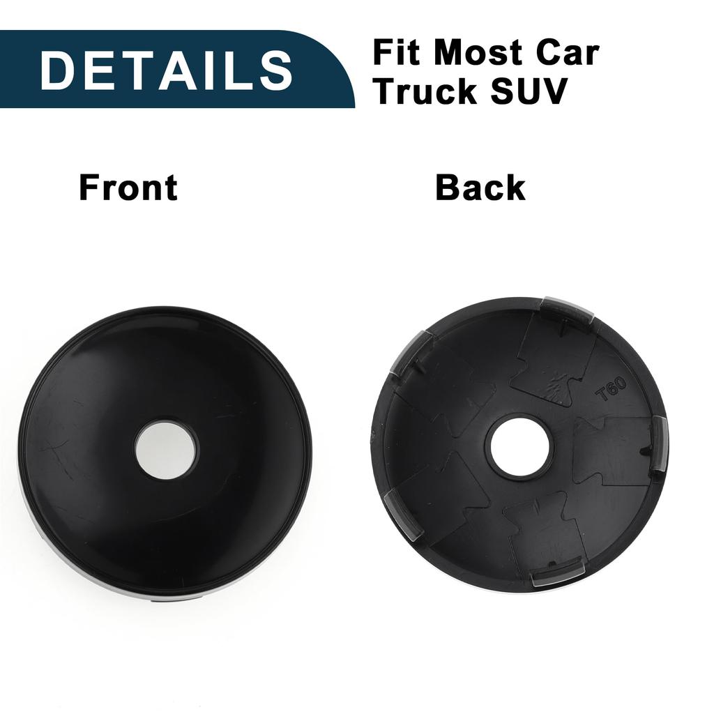 TUCKBOLD Wheel Center Cap Wheel Cap Center Cap Universal Compatible Proof Tire Cap