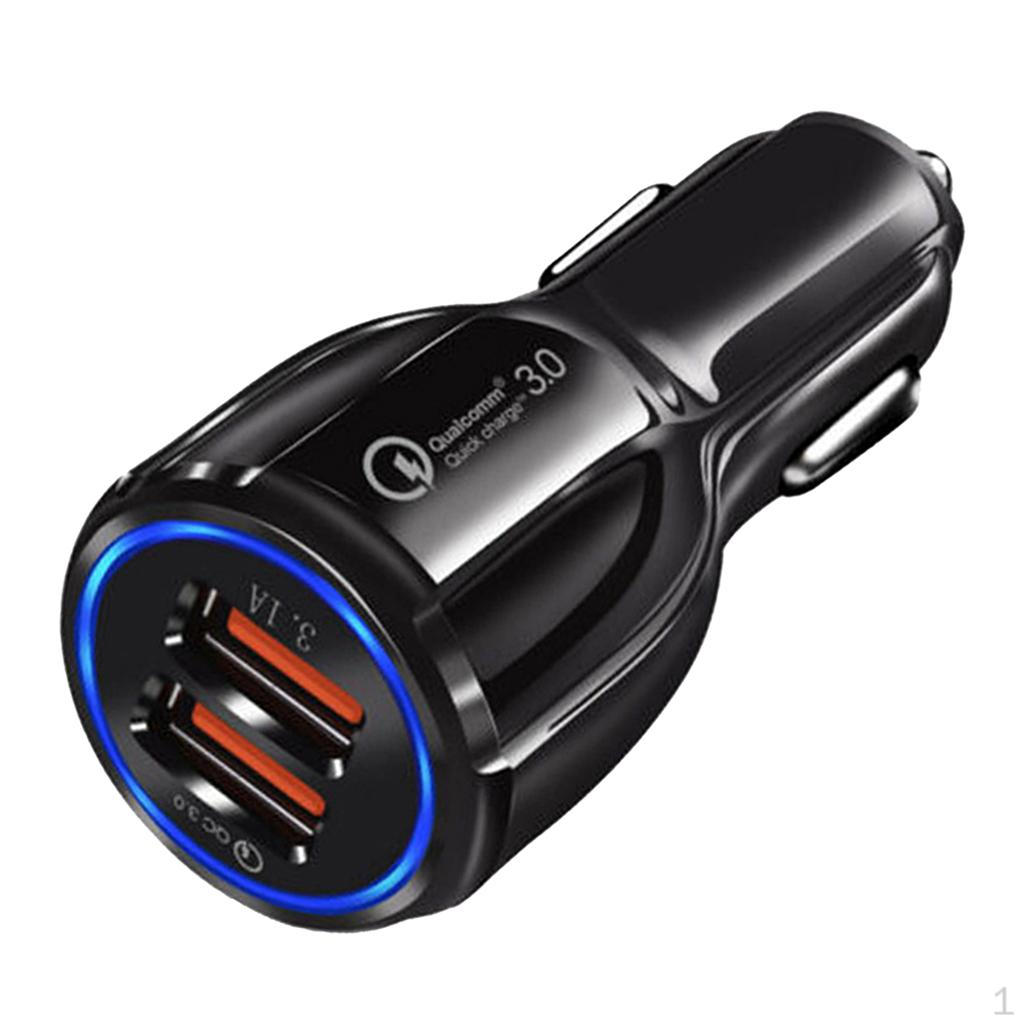 

Быстрый 2 USB-адаптера Автомобильное зарядное устройство Многофункциональный блок питания для мотоцикла