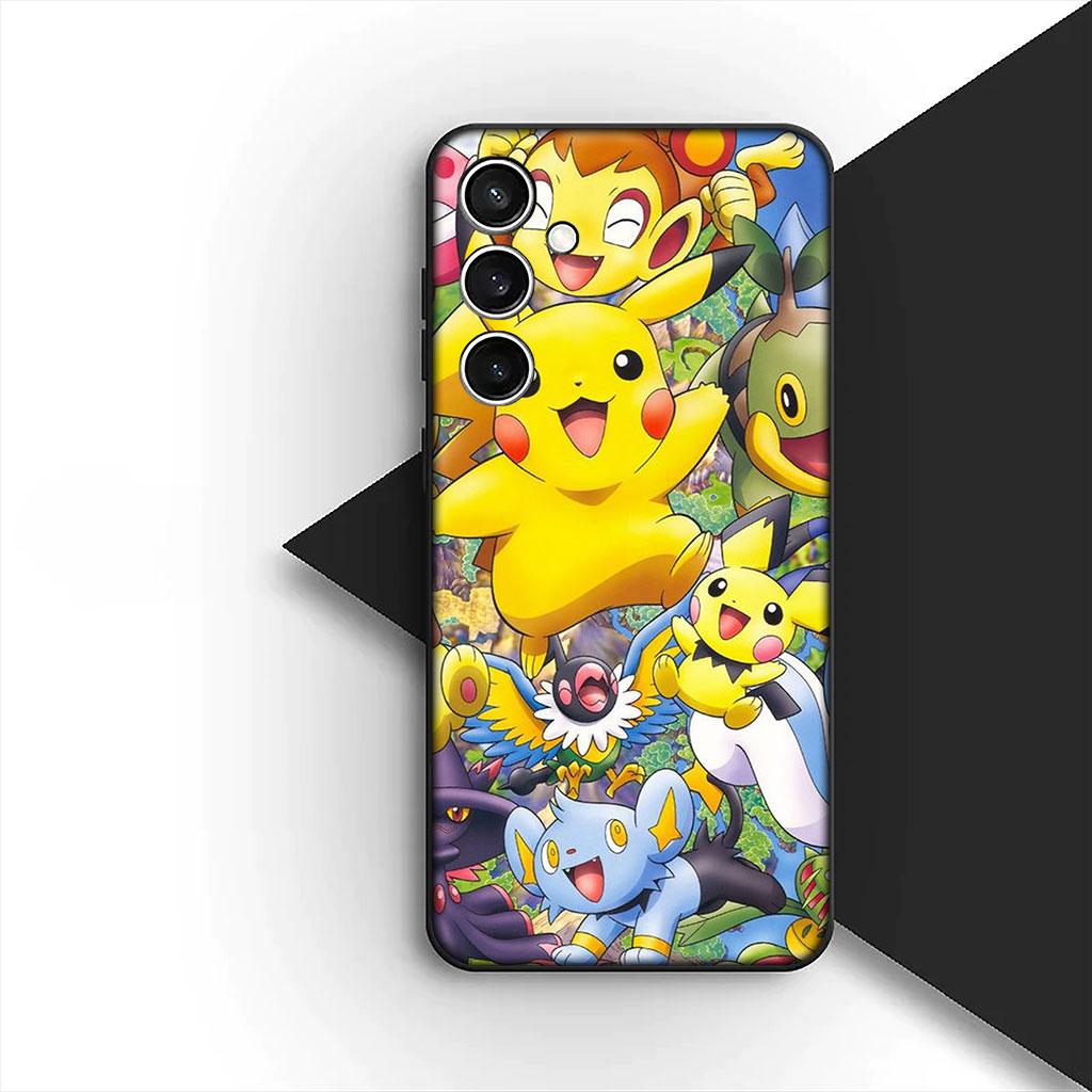 Mewtwo P-Pokemons Mew P-Pikachus Silikon-Handyhülle für Xiaomi Poco C75 C65 C71 C85 X7 X6 M7 F7 F8 Ultra F6 Pro Weiche Hülle