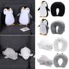 Multifunctional Cervical Fluffy Pillows Penguin Whale U Shaped Travel Pillow Protection Neck