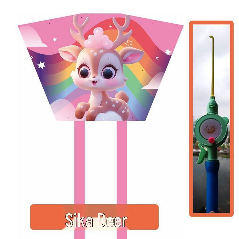 Children's Pocket Storage Bag Soft Body Cartoon Kite - Outdoor Toy
