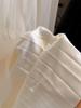 Women's French Shimmering Mesh A-Line Pleated Skirt, Spring/Summer 2026 Trend, Mid-Length with Large Hem