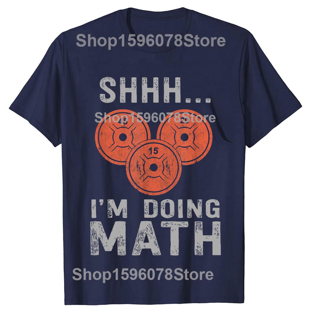 Math Lover Gym Weightlifting Funny Quote Workout Exercise Tshirts Cotton Tops  Tees New Arrival Unisexs Top TShirts Casual S