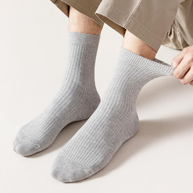 [10 Pairs SET] Men's Premium Golji Mid-Calf Socks