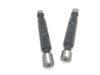 White Steel Smooth Cylindrical Go/No-Go Plug Gauge Set: Sizes 21, 25, 28, 32, 36