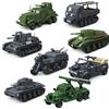 World War 2 WW2 Army Military Soldiers SWAT 38T-A Light Tank Half Track Motorcycle Building Blocks Bricks Children's Toys Gift