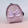 Bow Canvas Coin Purse Fashion Portable Key Purse Coin Earphone Bag Waterproof Small Backpack Girl Heart
