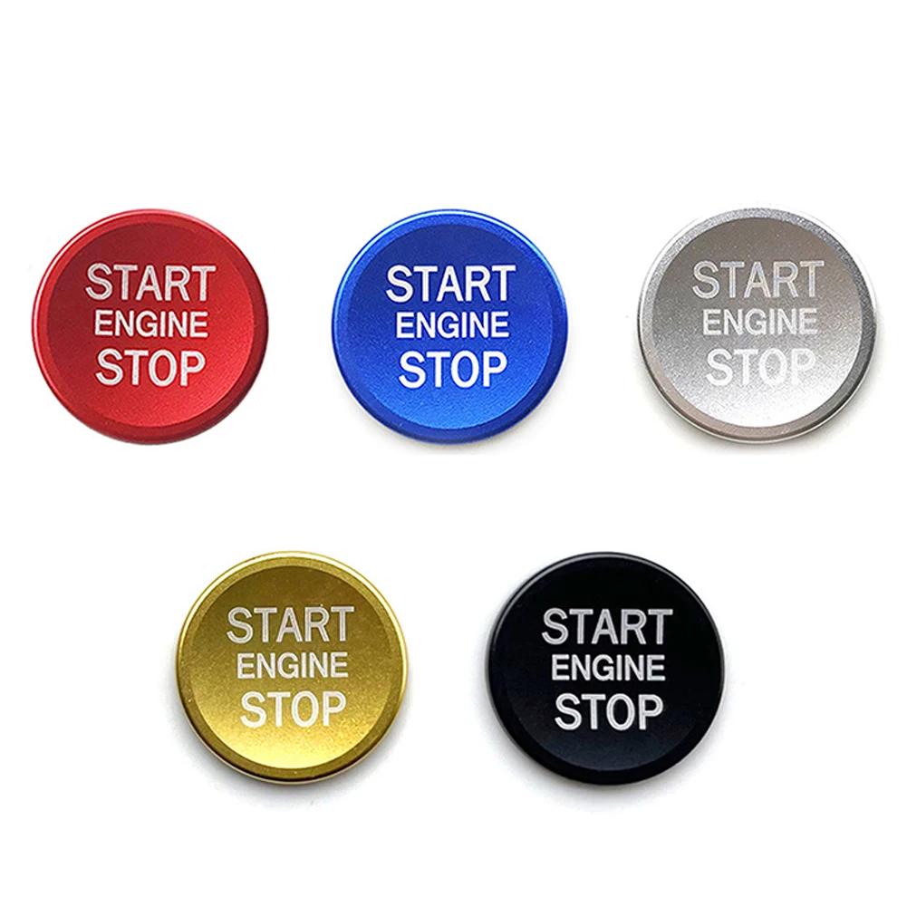 For  A4 A5 B9 B8 BT A7 C7 4GB Q5 8R Auto Engine Start Stop Push Button Cover Ignition Ring Decoration Car Accessories