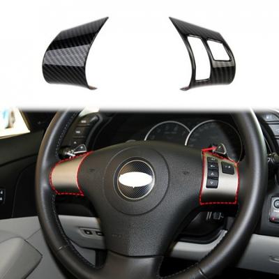 Capa de Acabamento Interna do Volante Estilo Fibra de Carbono Compatível com Chevrolet Corvette C6