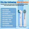 Compatible with Oral B Electric Toothbrush Replacement Toothbrush Brush Heads, Toothbrush Head Refill for OralB 100 300 500 1000