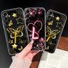 For Samsung Galaxy S25 Plus Ultra S25 Edge S25FE Phone Case Fashion Star Letters Lightweight Shell Soft TPU Clear Silicone Funda